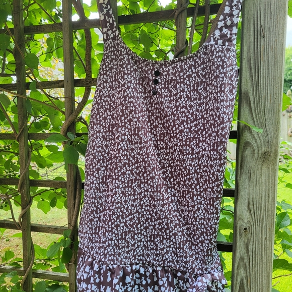 Women's XL Coffee Two Piece Swim Dress - Picture 3 of 9